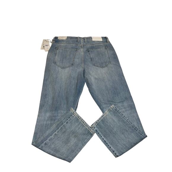 7 for all mankind easy slim blue jeans with heart  embroidered - Picture 3 of 16